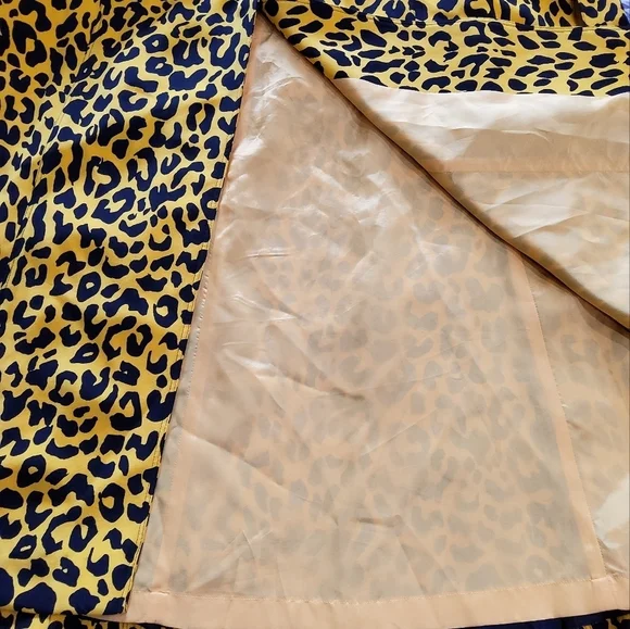 Dana Buchman Vintage 80s Silk Button Duster Dress Size 8 - Picture 8 of 13